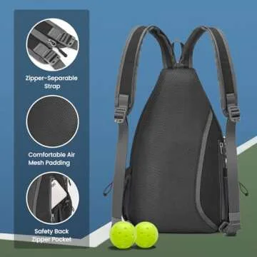 G4Free Pickleball Bag for Men & Women - Stylish Backpack