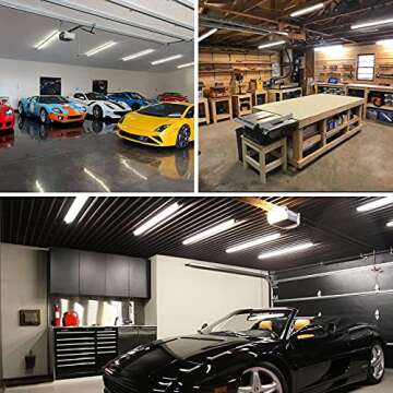 Barrina 8ft LED Shop Light - 44W Linkable Garage Light