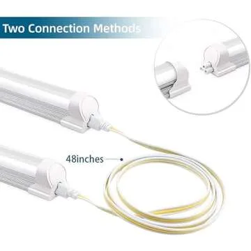 Barrina 8ft LED Shop Light - 44W Linkable Garage Light