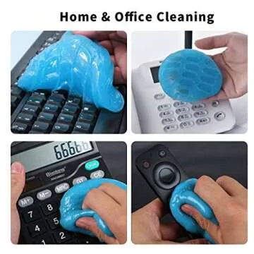 Sendida Car Cleaner Gel Detailing Putty - Auto Interior Cleaning Glue for PC Tablet Laptop Keyboards Car Vents Cleaner Slime Goop