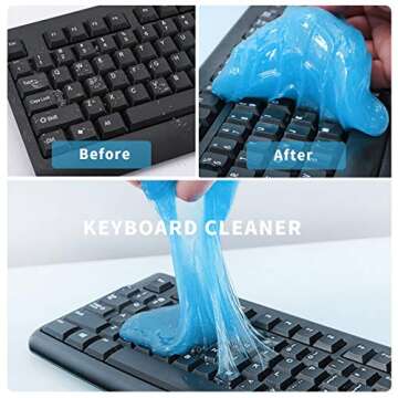 Sendida Car Cleaner Gel Detailing Putty - Auto Interior Cleaning Glue for PC Tablet Laptop Keyboards Car Vents Cleaner Slime Goop