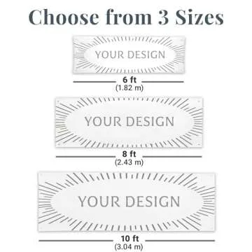 Let's Make Memories Personalized Graduation Banner - Graduation Party Decorations - Customized Congratulations Banner - Class of 2024 - Indoor/Outdoor Vinyl - Top of the Class - Blue - 6 ft.