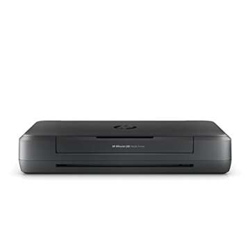 HP OfficeJet 200 Portable Printer with Wireless & Mobile Printing, Works with Alexa (CZ993A) ,Black