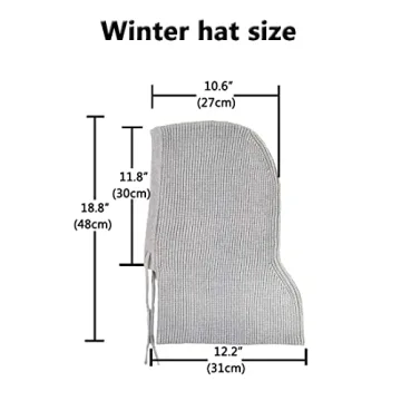 Facecozy Knit Balaclava Beanie Hat - Stylish & Warm