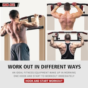 Buy IRON AGE Pull Up Bar - Secure, Versatile Home Gym Equipment