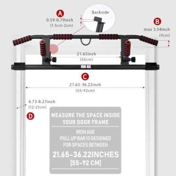 Buy IRON AGE Pull Up Bar - Secure, Versatile Home Gym Equipment