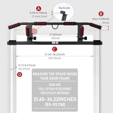 Buy IRON AGE Pull Up Bar - Secure, Versatile Home Gym Equipment