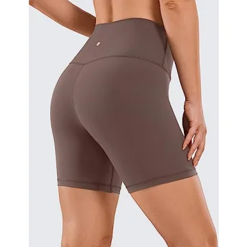 CRZ YOGA Women's Naked Feeling Biker Shorts - Versatile Comfort