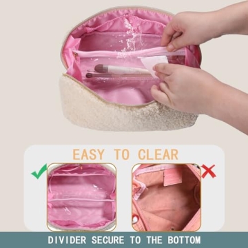 OpNelDum Makeup Bag - Stylish Large Capacity Travel Organizer