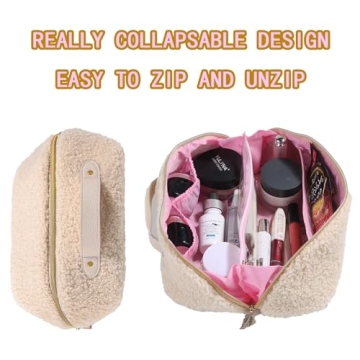 OpNelDum Makeup Bag - Stylish Large Capacity Travel Organizer