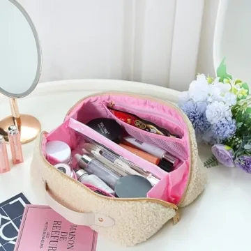 OpNelDum Makeup Bag - Stylish Large Capacity Travel Organizer