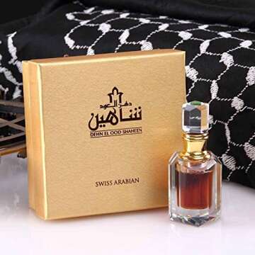 Dehn El Oud Shaheen 6mL Natural Oudh Attar - Swiss Arabian