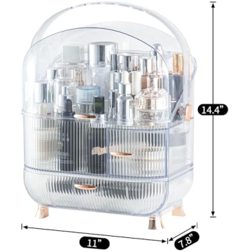 CANITORON Makeup Organizer - Elegant Skincare Storage Solution