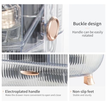 CANITORON Makeup Organizer - Elegant Skincare Storage Solution