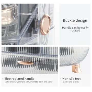 CANITORON Makeup Organizer - Elegant Skincare Storage Solution