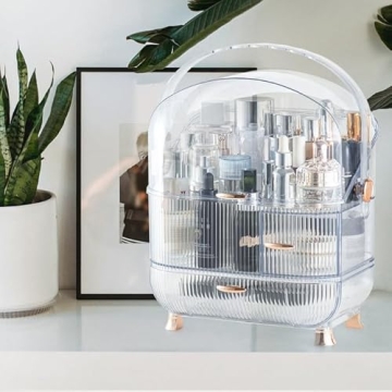 CANITORON Makeup Organizer - Elegant Skincare Storage Solution