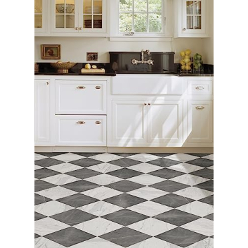 Stunning FloorPops x Chris Loves Julia Marble Stick Tiles