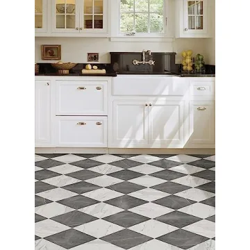 Stunning FloorPops x Chris Loves Julia Marble Stick Tiles