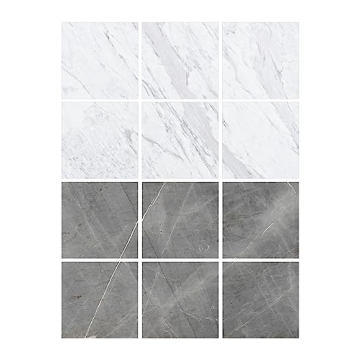 Stunning FloorPops x Chris Loves Julia Marble Stick Tiles