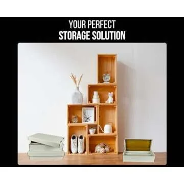 (4) SUPER Shoe 3-Row Storage Box (3000 Ct.) - Corrugated Cardboard Storage Box - Baseball,Football, Basketball, Hockey, Nascar, Sportscards, Gaming & Trading Cards Collecting Supplies by MAX PRO