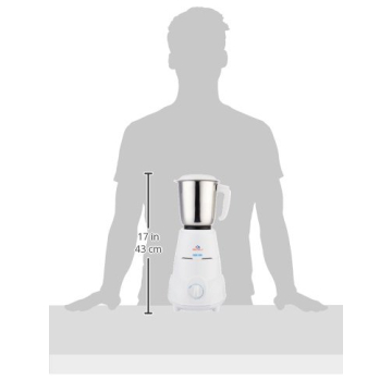 Bajaj Rex 500-Watt Mixer Grinder with 3 Versatile Jars