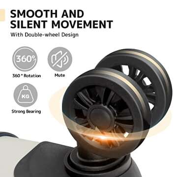 AnyZip 3-Piece Lightweight Hardshell Luggage Set