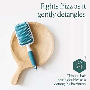 Osensia Paddle Brush - Ionic Hair Brush for All Types