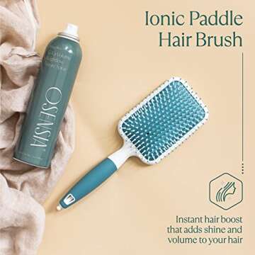 Osensia Paddle Brush - Ionic Hair Brush for All Types