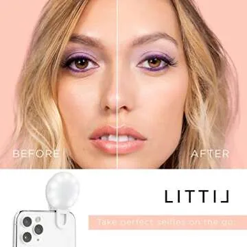 LITTIL Selfie Mini - Rechargeable Light for Stunning Selfies