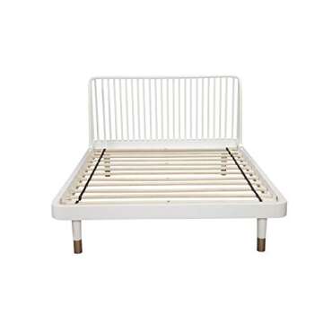 Alpine Furniture Madelyn Platform, California King, White