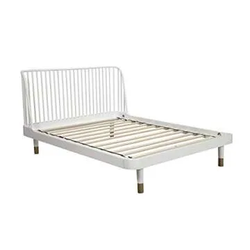 Alpine Furniture Madelyn Platform, California King, White