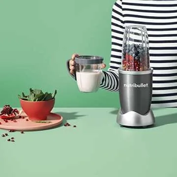 Magic Bullet NutriBullet 600W 8 Pieces Smoothie Blender - Grey - NBR0802
