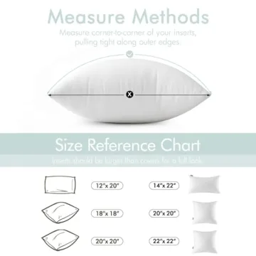 Premium Fluffy Lumbar Pillow Inserts 12x20 Set of 2