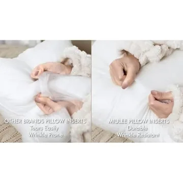 Premium Fluffy Lumbar Pillow Inserts 12x20 Set of 2