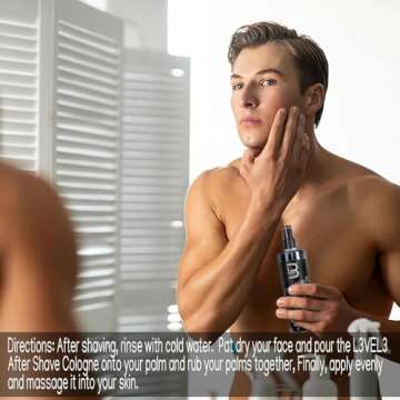 L3 Level 3 After Shave Spray Cologne - Softens Skin - Refreshes and Relieves Face and Skin - Moisturizing Formula Level Three After Shaving - 13.5 oz