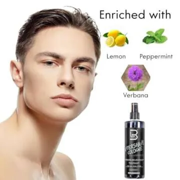L3 Level 3 After Shave Spray Cologne - Softens Skin - Refreshes and Relieves Face and Skin - Moisturizing Formula Level Three After Shaving - 13.5 oz