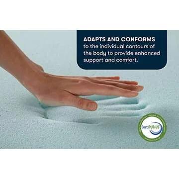 Serta ThermaGel Cooling Memory Foam Mattress Topper