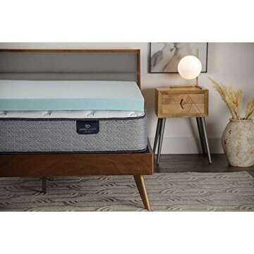 Serta ThermaGel Cooling Memory Foam Mattress Topper