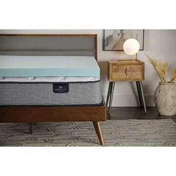 Serta ThermaGel Cooling Memory Foam Mattress Topper