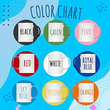 Gifts for Mom, Custom Mug with Your Baby's Face, Personalized Baby Face Mug w/Photo, Name and Title - 9 Mug Colors & 4 Font Options - Kids Photo Mug, Dad Birthday Gift