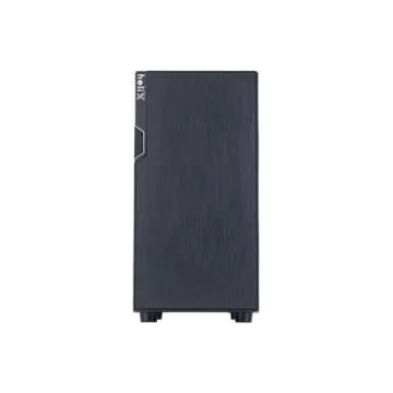 Rosewill FBM-X2-400-HELIX Micro ATX Mini Tower Desktop Gaming PC Computer Case with Pre-Installed 400W PSU, 240mm AIO Support, USB 3.0