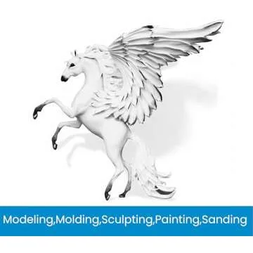 BOHS White Modeling Foam Clay Pro for Creative Projects