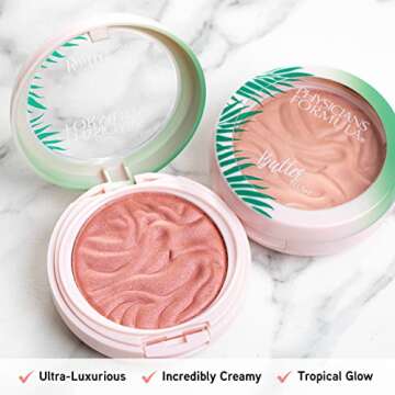 Physicians Formula Murumuru Butter Blush Makeup Powder, Natural Glow, Dermatologist Approved, Vegan