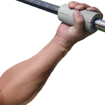 IADUMO Thick Grips for Superior Arm Strength Training