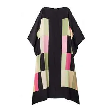 Designer Boat Neck Printed Softy Silk Caftans for Women Occasion Party Wear Black Kaftan Dress, Long Free Size Kaftans, Luxury Kaftan Dress, Yellow, One Size