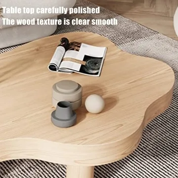 Cloud Shape Wood Coffee Table for Modern Living Spaces