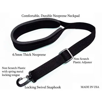 Multi-color Celtic Knot Neoprene padded Saxophone strap with locking swivel snaphook for Alto Tenor ...