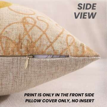 LINKWELL Lemon Pillow Cover for Stylish Summer Decor