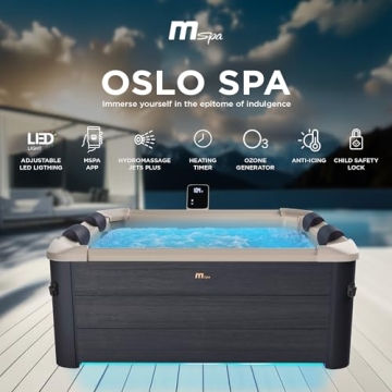 MSpa Oslo 4-6 Person Inflatable Hot Tub with Hydro Jets
