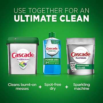 Cascade Platinum Pods for Powerful Dishwashing Performance